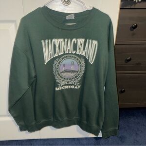 Green Mackinac Island Sweatshirt